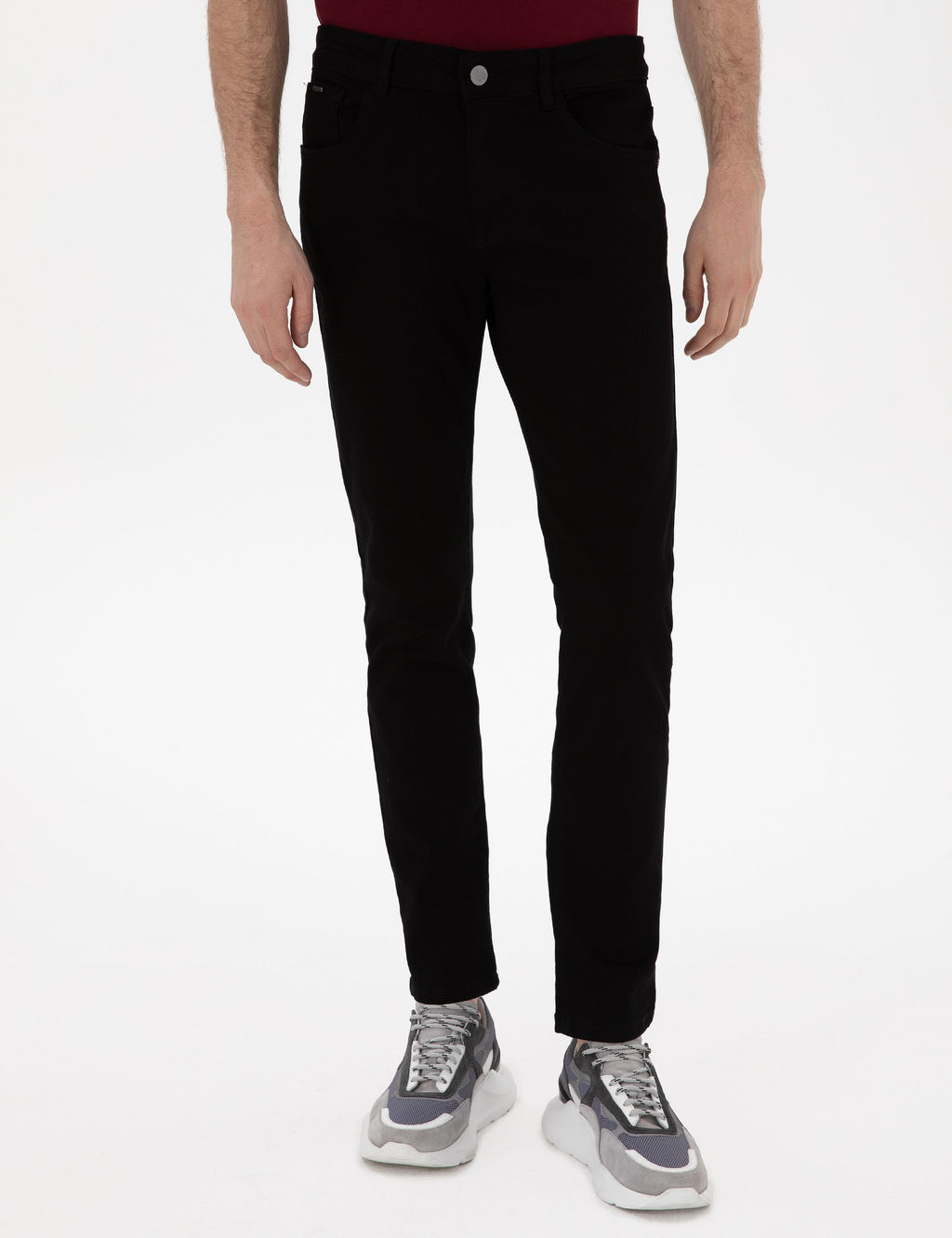 Siyah Slim Fit Jean Pantolon - Pierre cardin фото 2