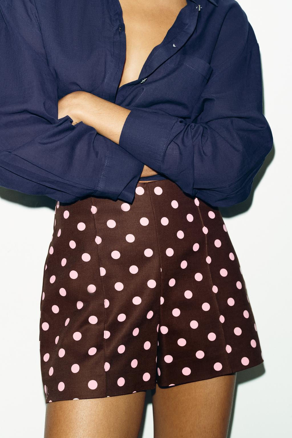 HIGH-WAIST BERMUDA SHORTS - Zara фото 22