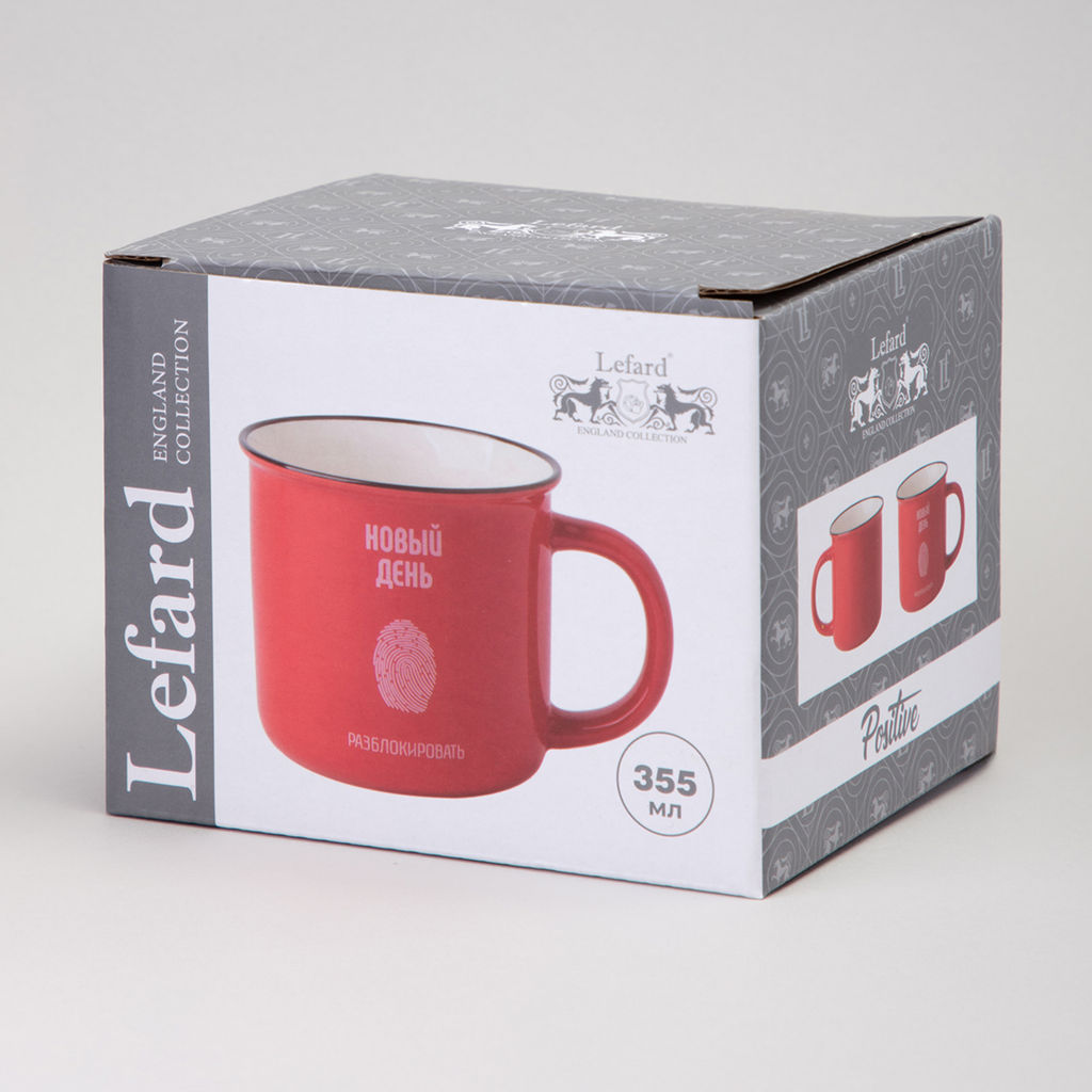 КРУЖКА LEFARD POSITIVE 355МЛ  фото 2