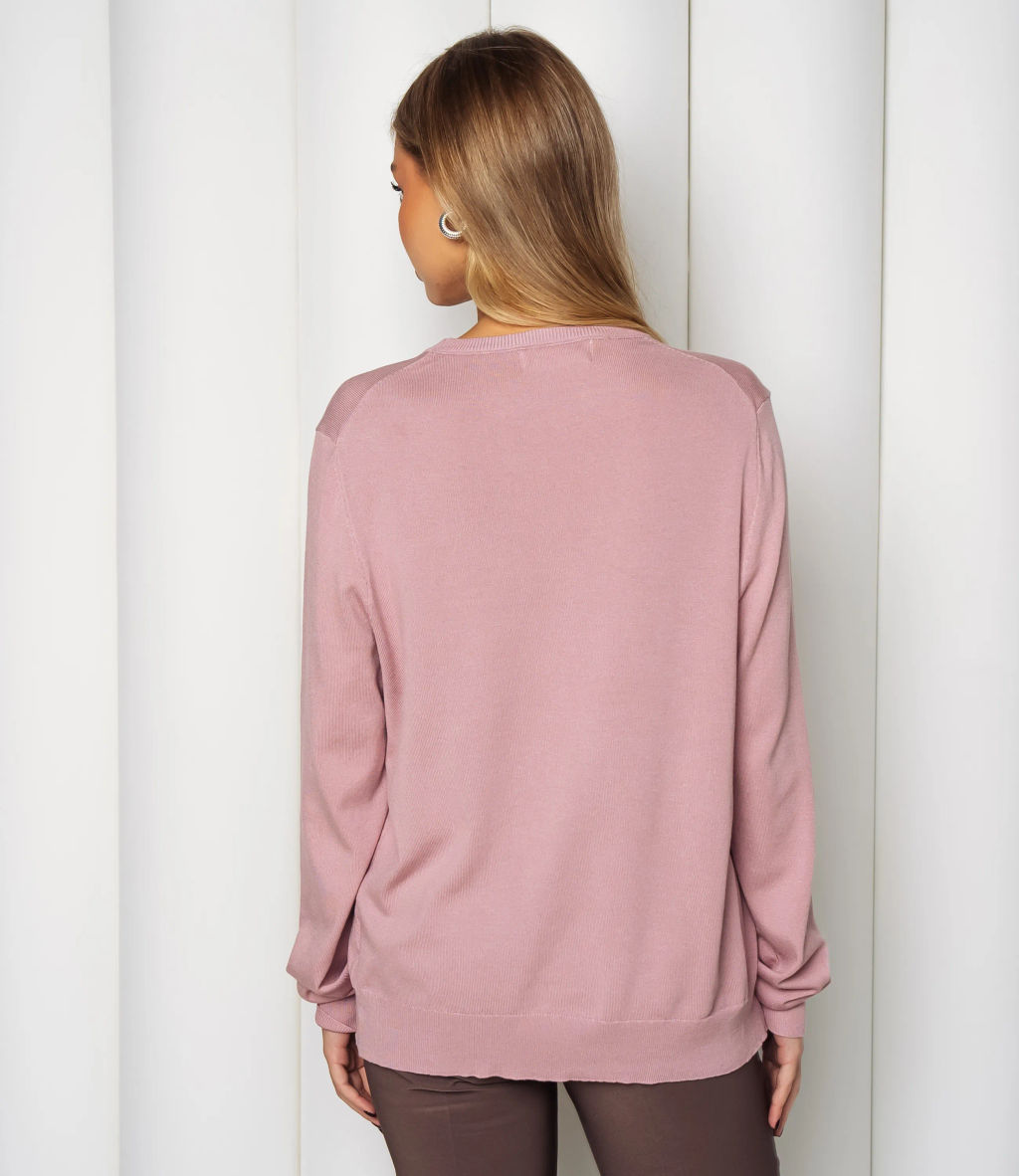 Джемпер #ОКТ125002, пудровый - Dommod фото 3
