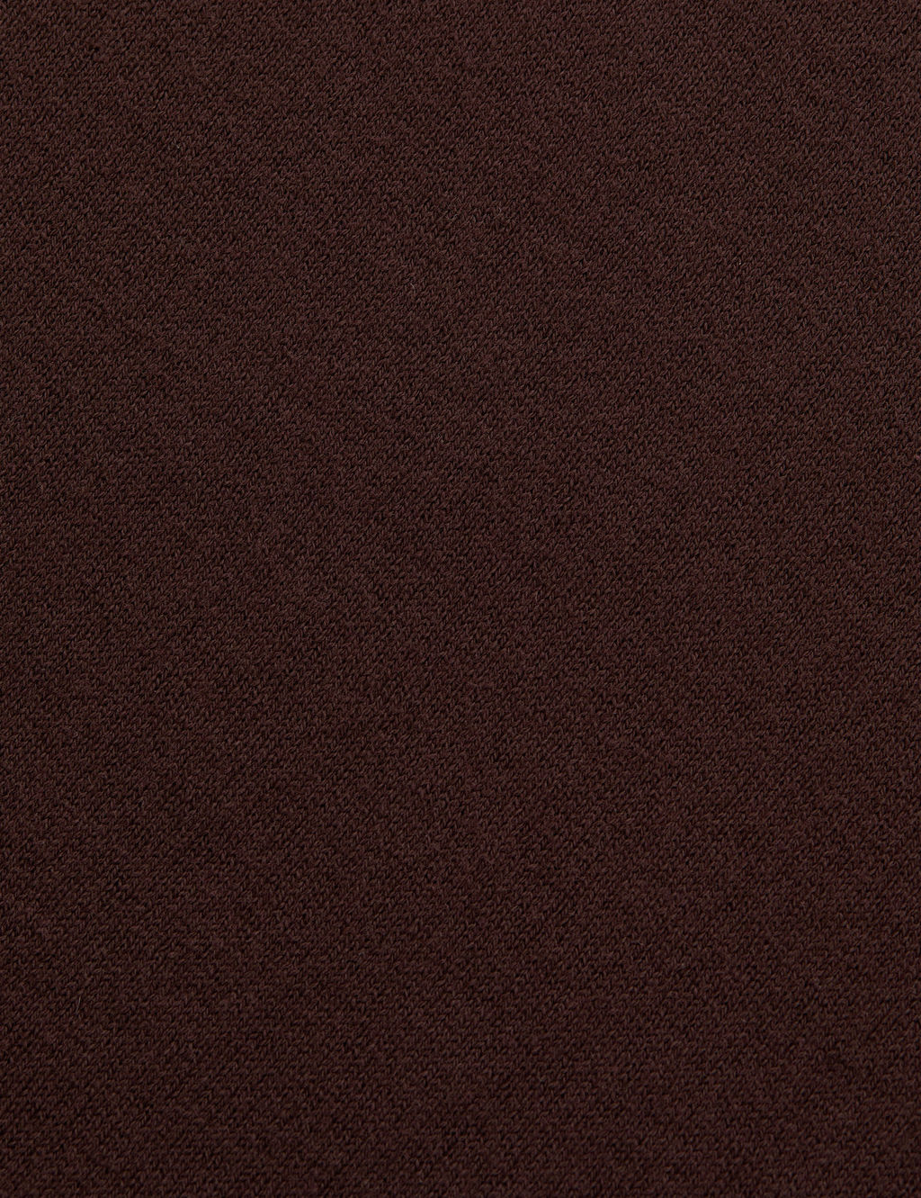 Kahverengi Comfort Fit Bisiklet Yaka Basic Kazak