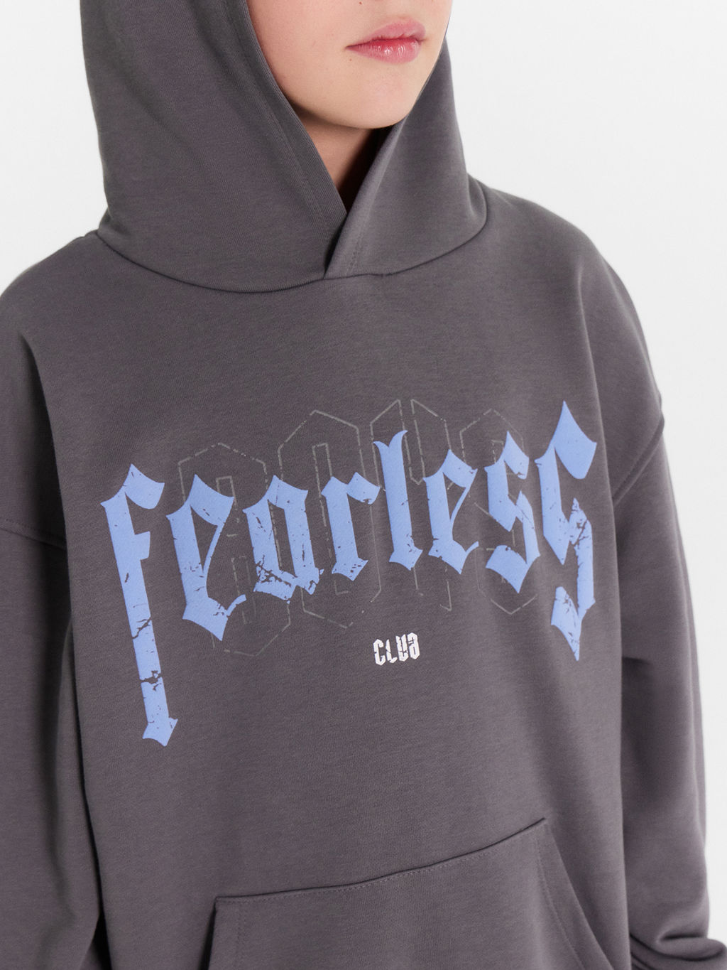 Худи для мальчиков серое с печатью - Mark formelle фото 5