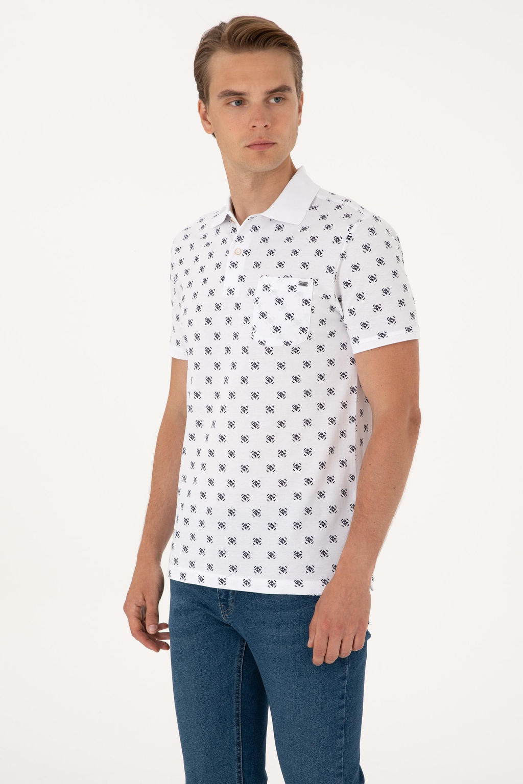 Erkek Beyaz Ti__rt - U.s. polo assn фото 3