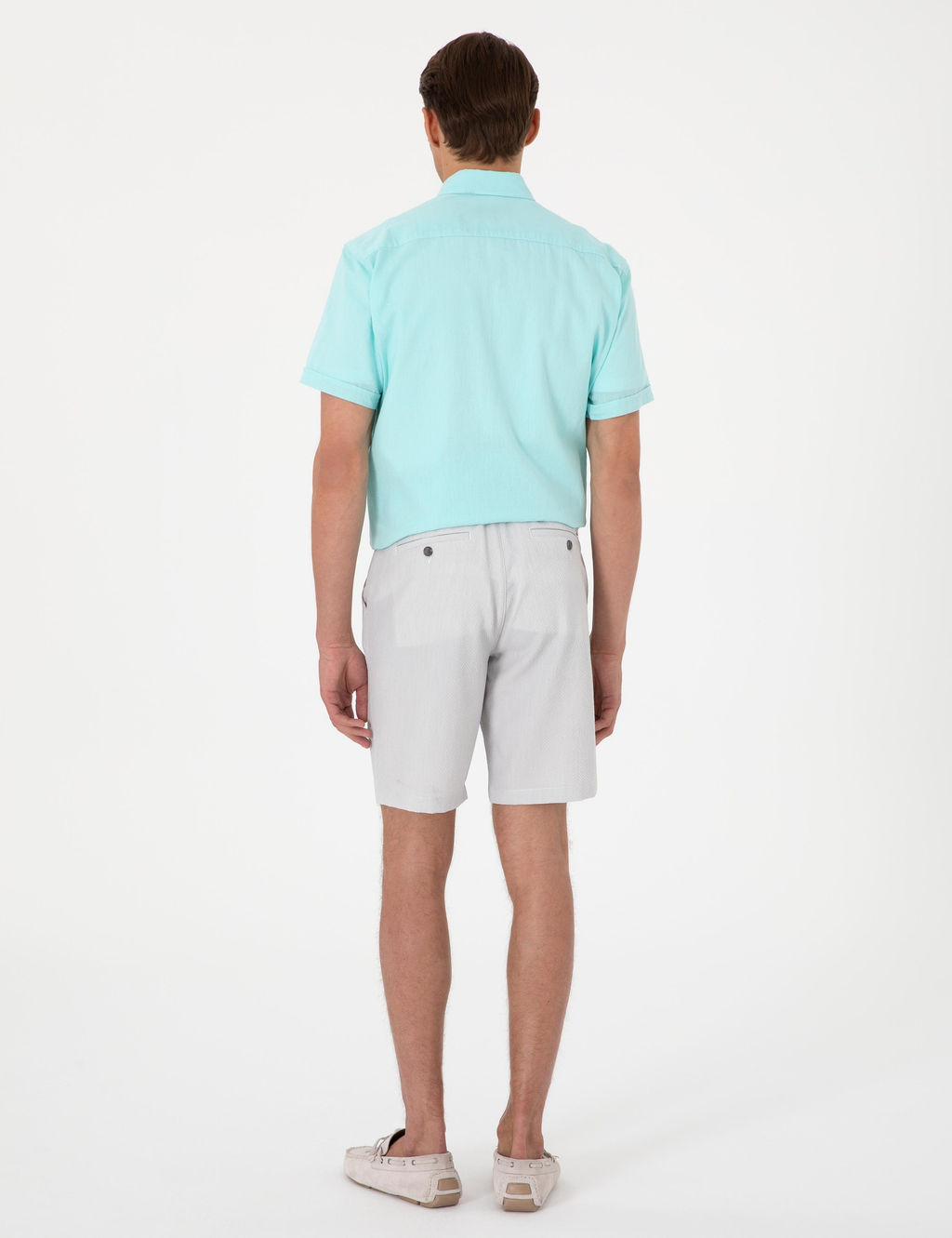 Gri Slim Fit Gofre Dokuma _ort - Pierre cardin фото 4