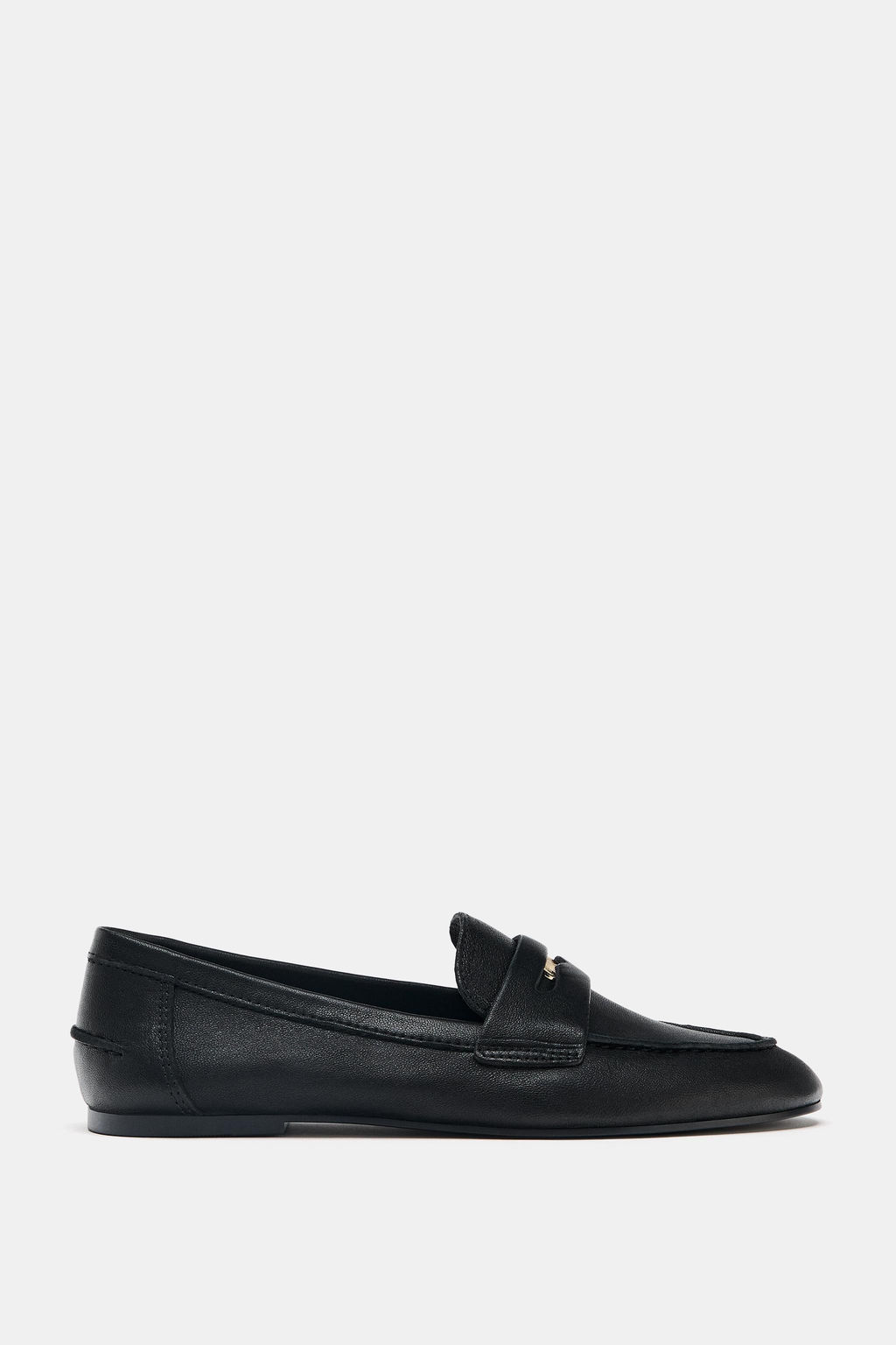LEATHER PENNY LOAFERS - Zara фото 10