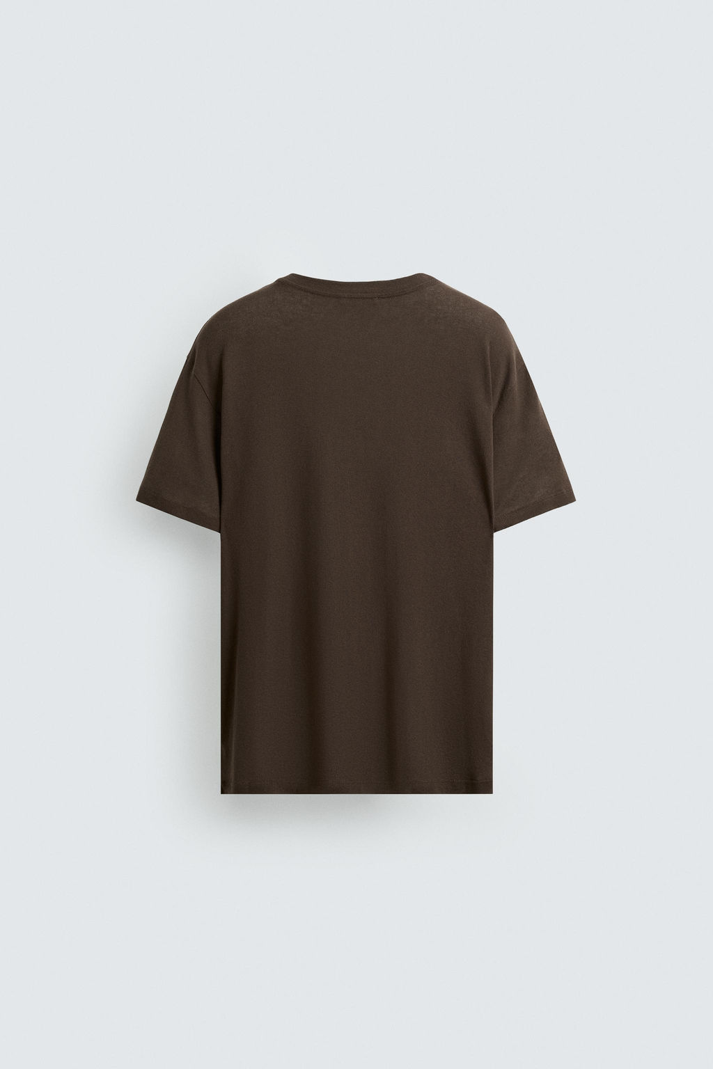 TEXTURED COTTON T-SHIRT - Zara фото 7