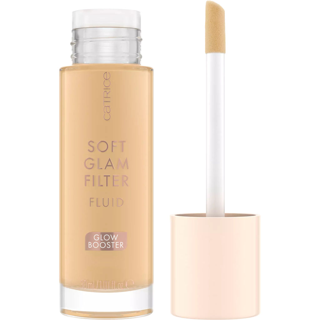 CATRICE Флюид с эффектом мягкого свечения Soft Glam Filter Fluid, 020 Light Medium 30 мл  фото 3
