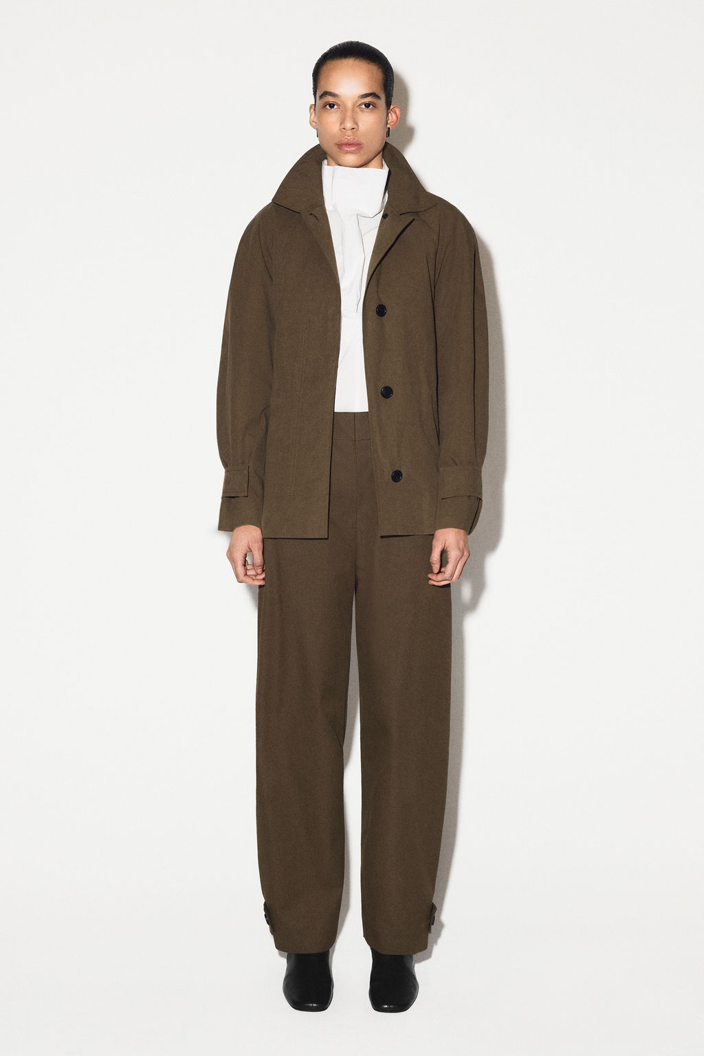 PANTAL?N UTILITY DE ALGOD?N BARREL LEG - H&m фото 7