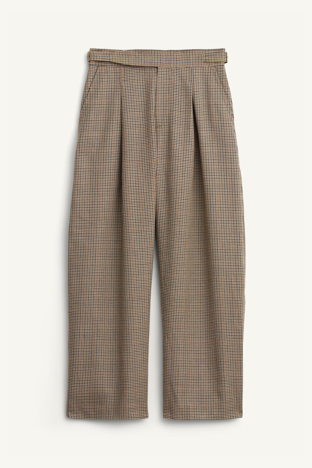 LIMITED EDITION CHECK WOOL SUIT TROUSERS - Zara фото 5