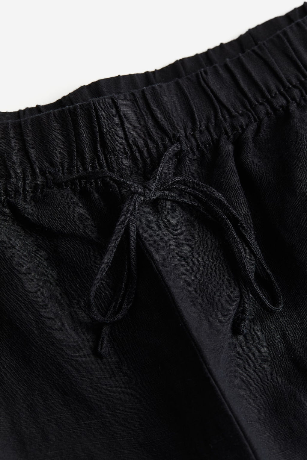 Pantalon sin cierre en mezcla de lino - H&m фото 7