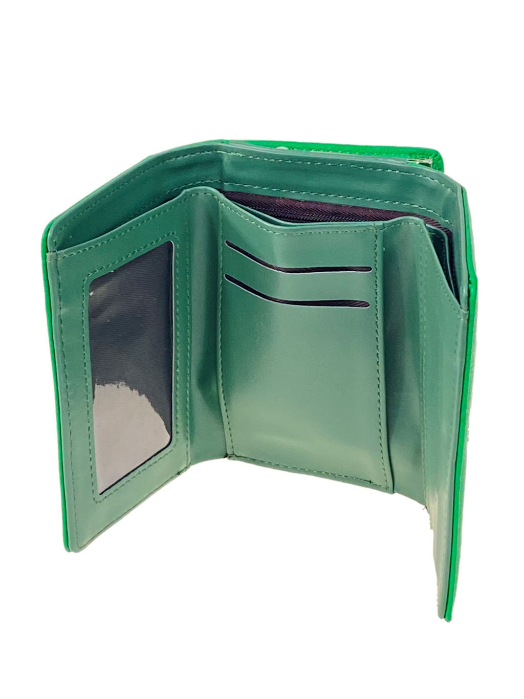 Женский кошелек с фермуаром из натуральной кожи, мультицвет - Greta фото 20