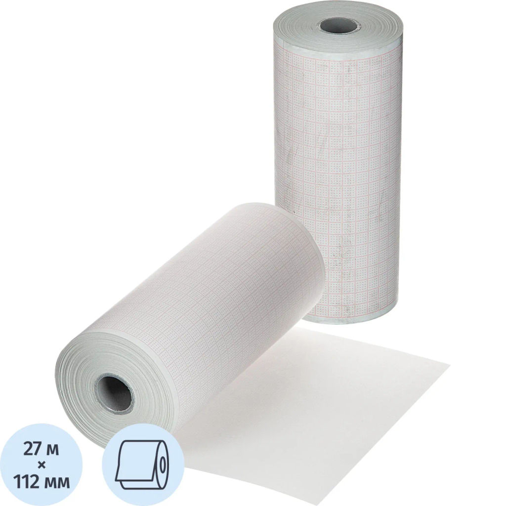 Лента тепл.регист. для ЭКГ KENZ-302 112х27х12, К11227АК12, 72 шт./кор.