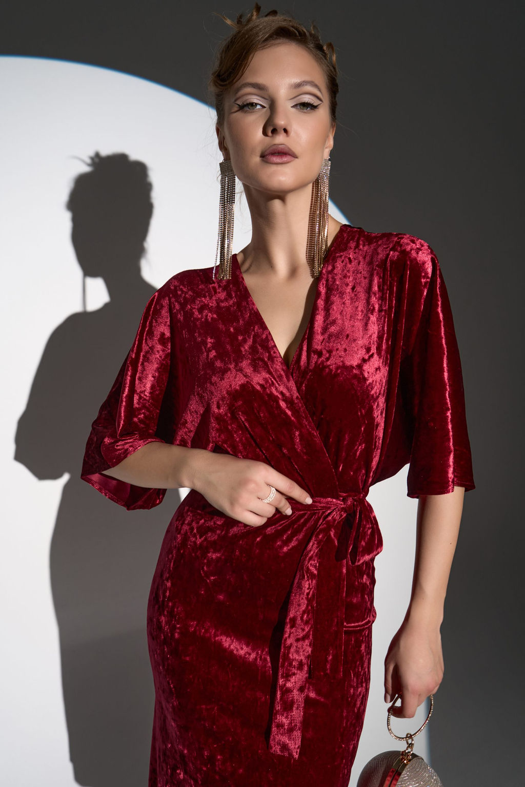 Платье Нимфа (Бордовый) - Эльза фото 6