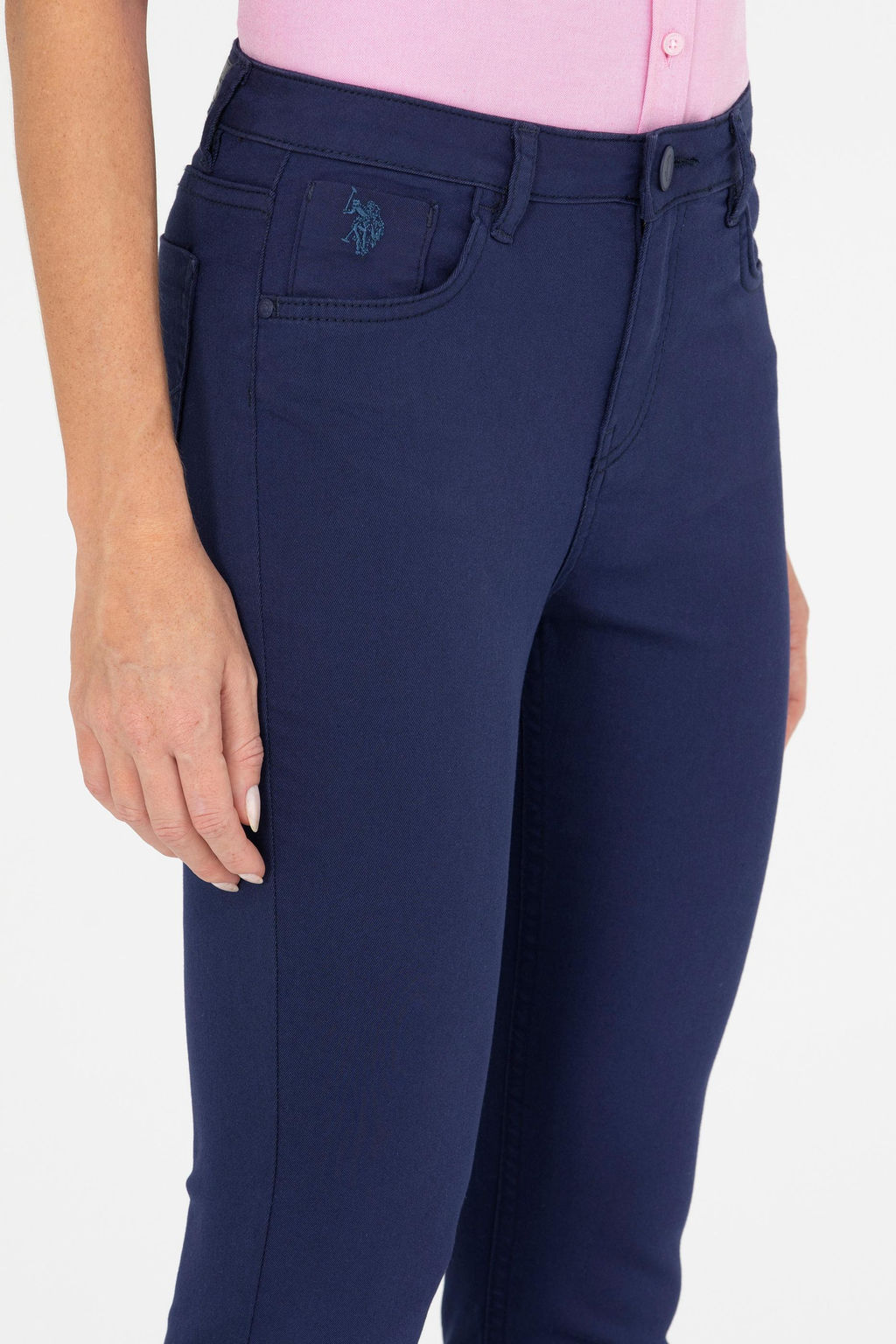 Kad_n Lacivert Toothpick Fit Pantolon