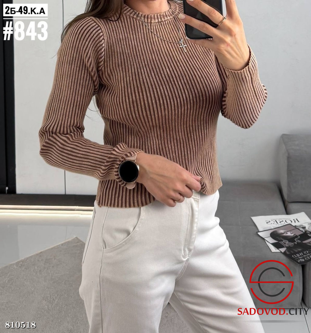 Свитер женский однотонный - Bruno фото 3