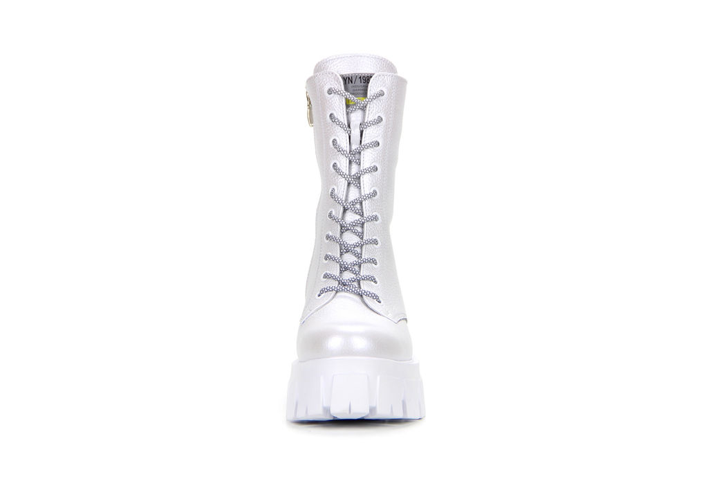 Ботинки 341.90200w.white /байка