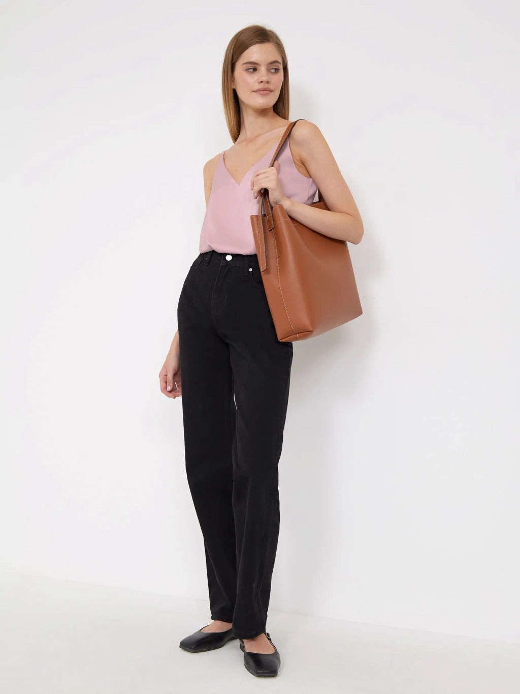 Однотонный топ B2908/palir - Emka фото 3