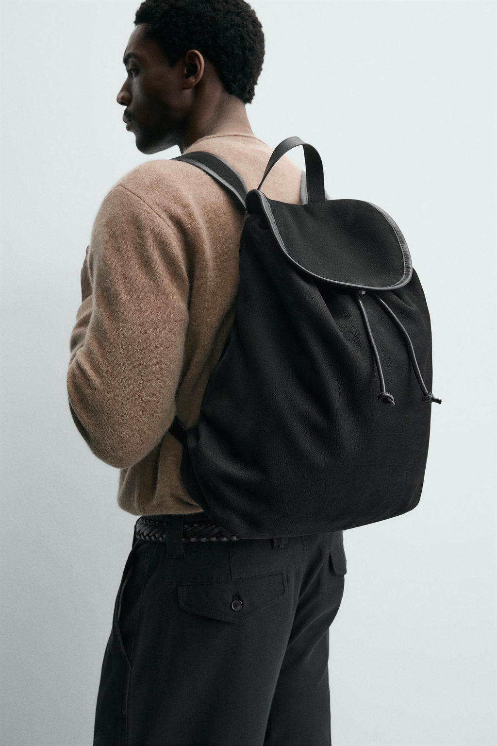 LEATHER BACKPACK - Zara фото 7