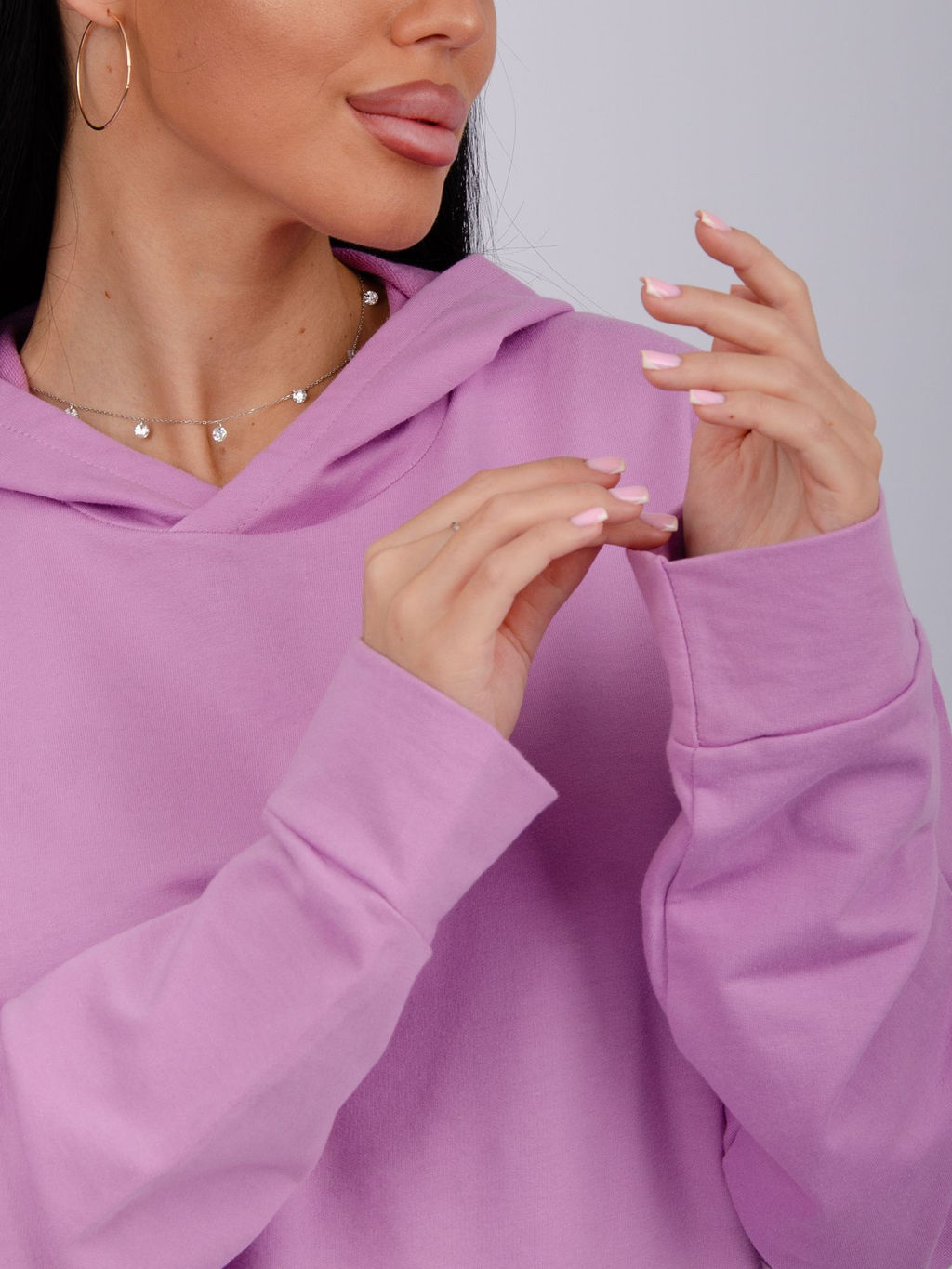 Худи "СЖ-28" мальва, футер 2-х нитка