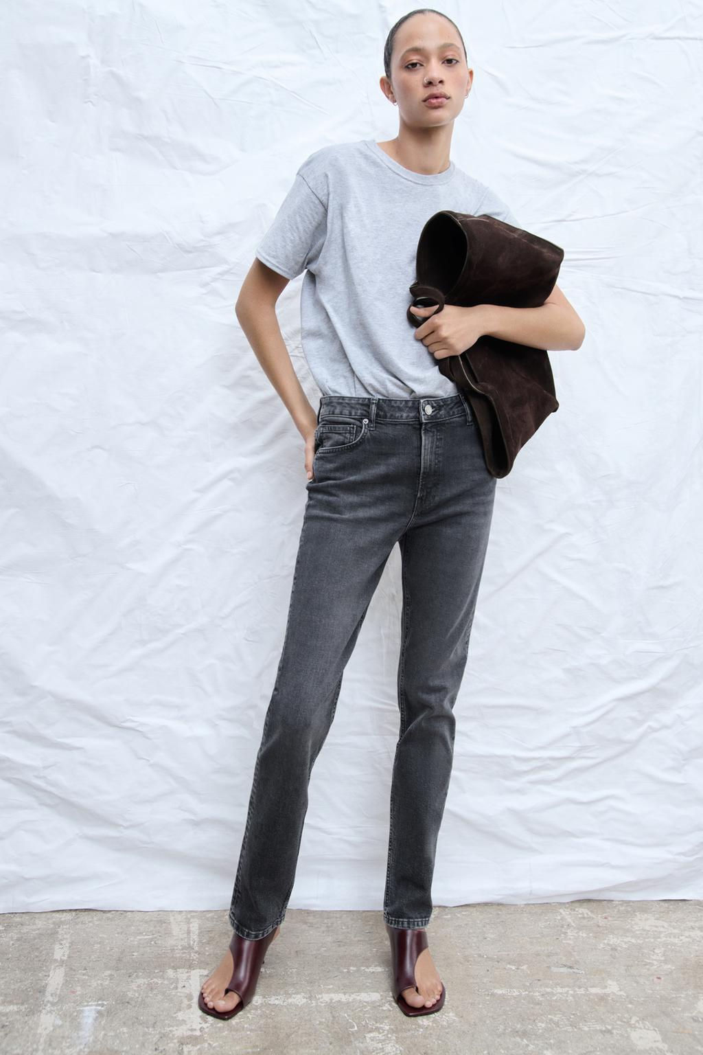 ZW COLLECTION SKINNY HIGH-WAIST JEANS - Zara фото 17