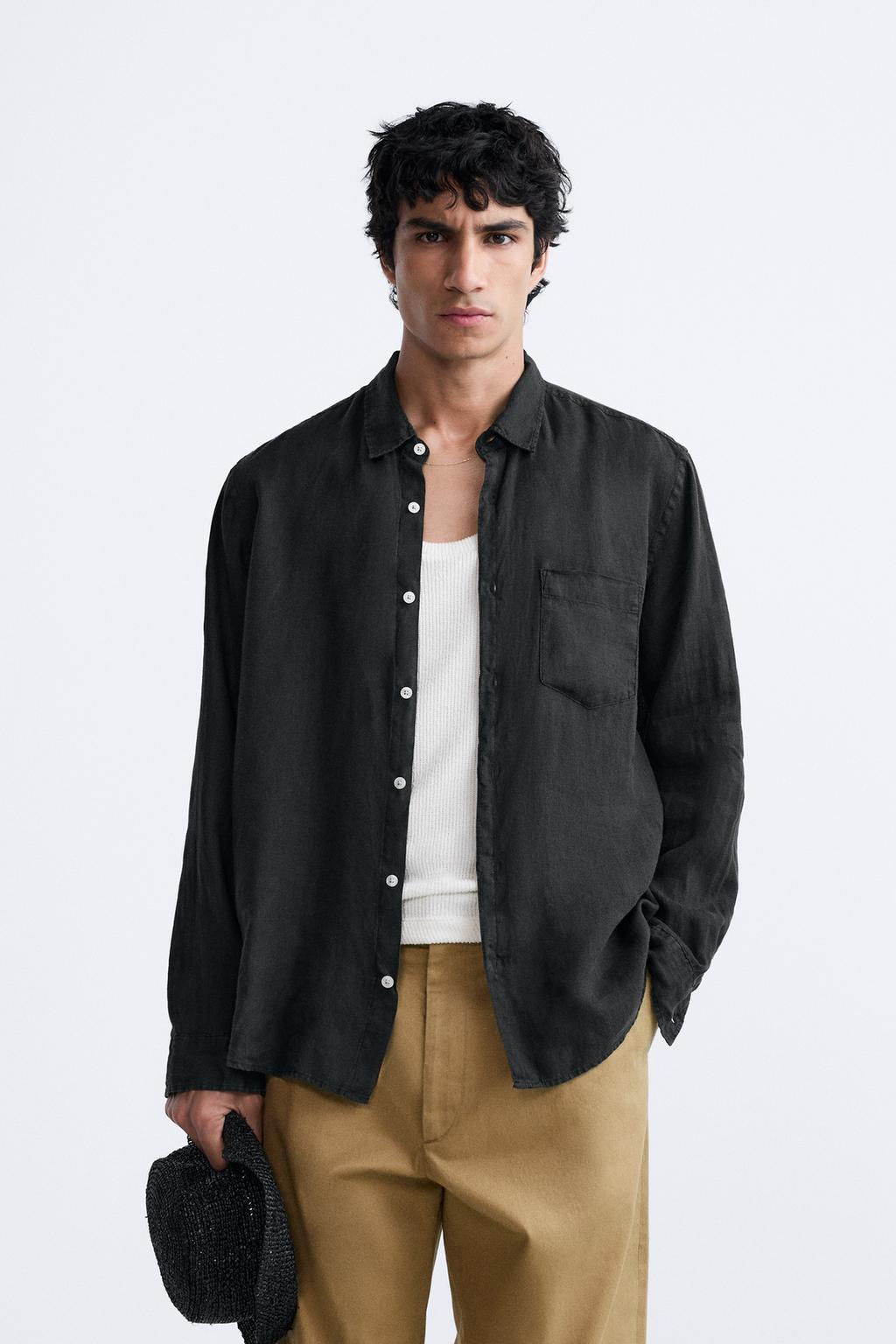 %100 KETEN GOMLEK - Zara фото 28