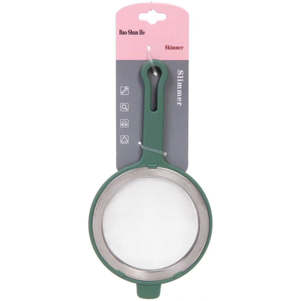 Цена за 5 шт. Сито металлическое в пластиковой оправе 10*19см