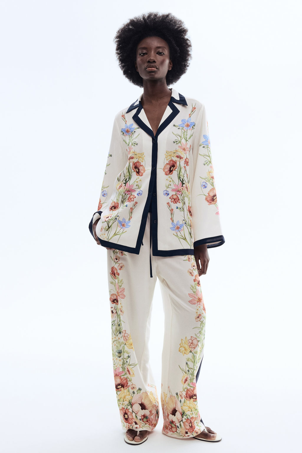 Pantal?n estampado en lyocell - H&m фото 4