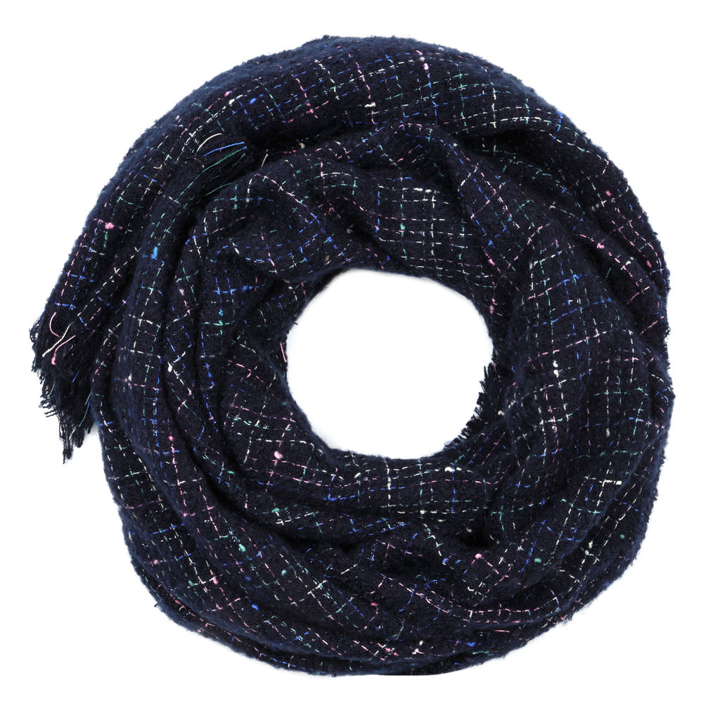 Элегантный палантин с люрексовой и буклированной нитями - Модные истории фото 2