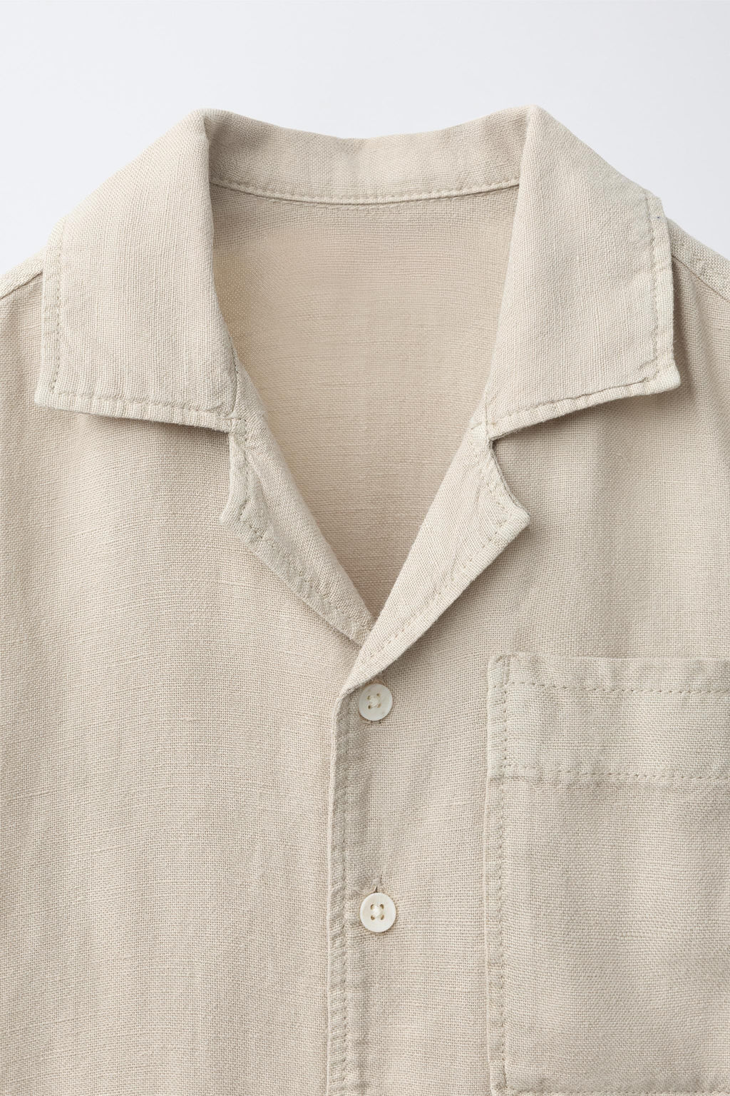 CAMISA BOLSILLO CON LINO / Arena - Zara фото 3