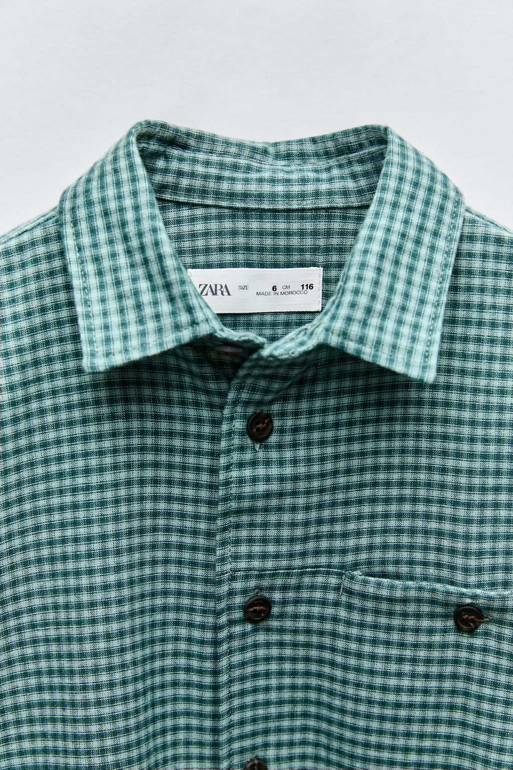 CHECK SHIRT - Zara фото 5