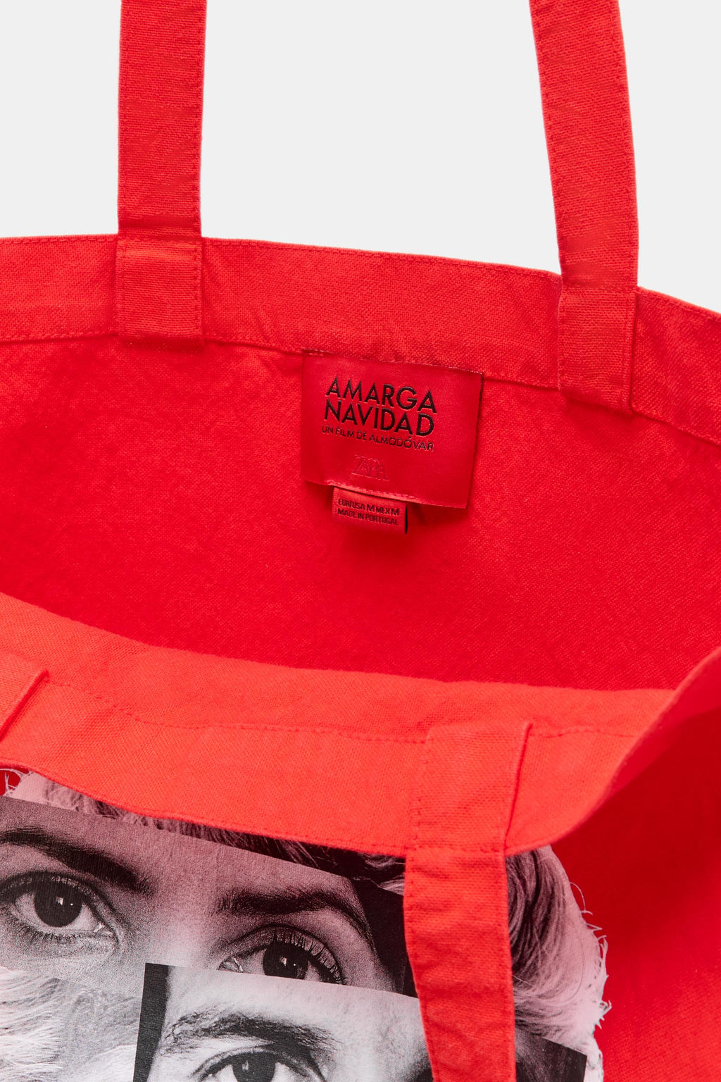 BOLSA SHOPPER ALMOD?VAR / Rojo - Zara фото 4