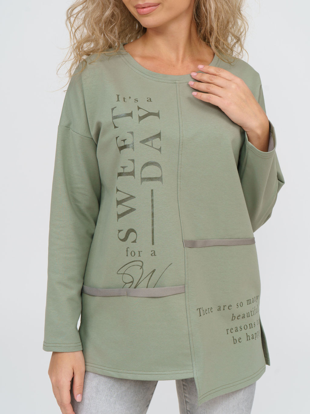 888 Туника "Св.олива"