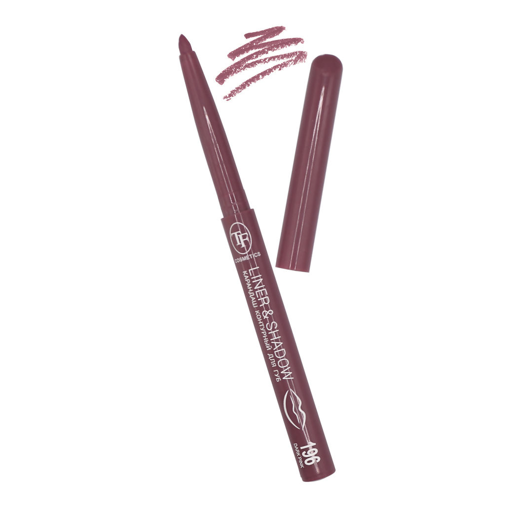 TF Карандаш для губ LINER SHADOW CU19 тон 196 dark pink/темно-розовый