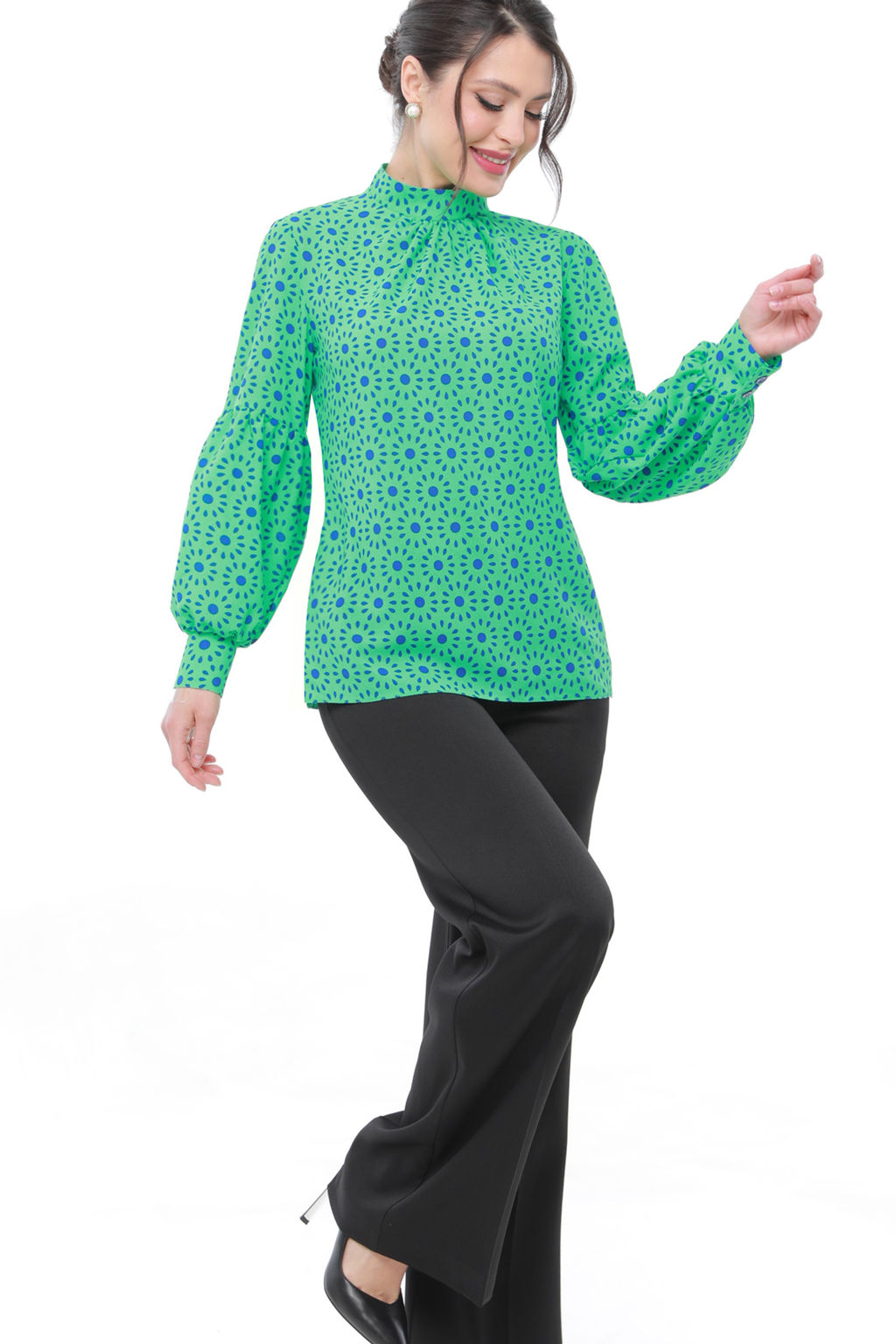 Блузка Дива, грин нью - Dstrend фото 4