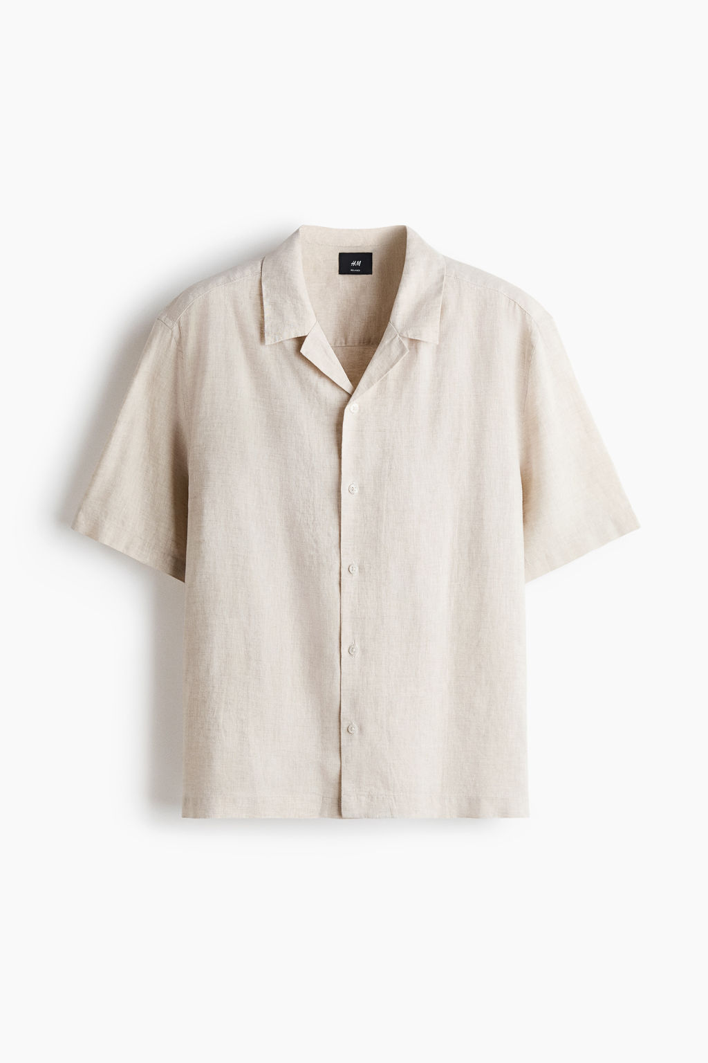 Camisa resort de lino Relaxed Fit - H&m фото 4