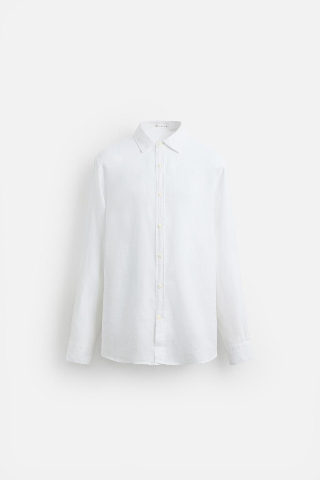 100% LINEN SHIRT - Zara фото 22