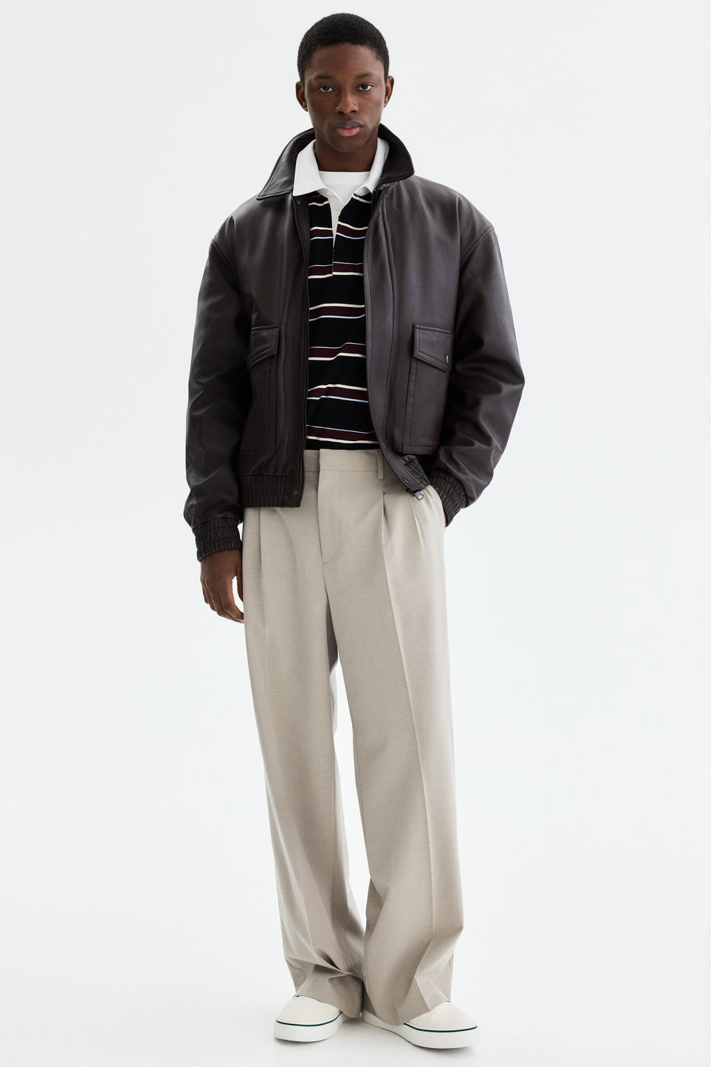 Polo de rugby Loose Fit - H&m фото 5