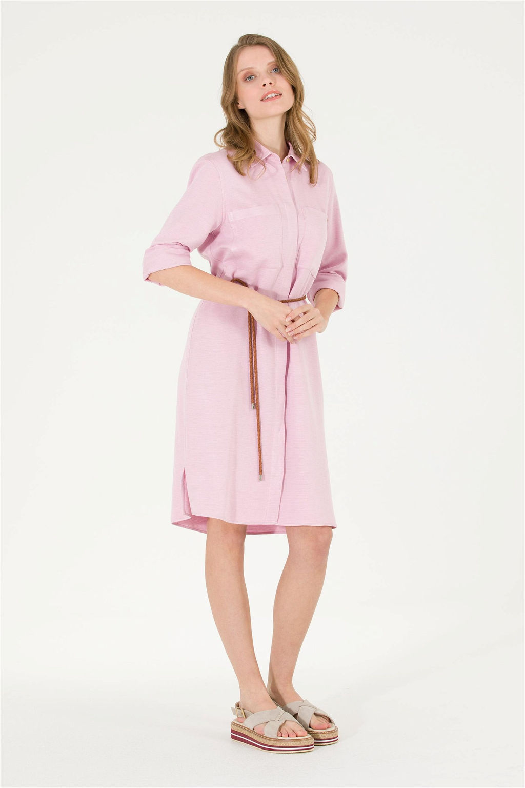 U. S. Polo Assn Женское тканое платье с магнолией - U.s. polo assn фото 11