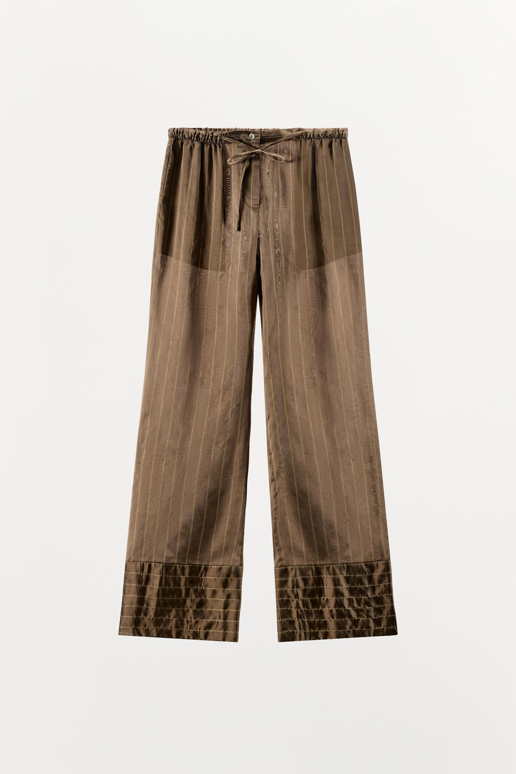 STRIPED PYJAMA TROUSERS - Zara фото 16