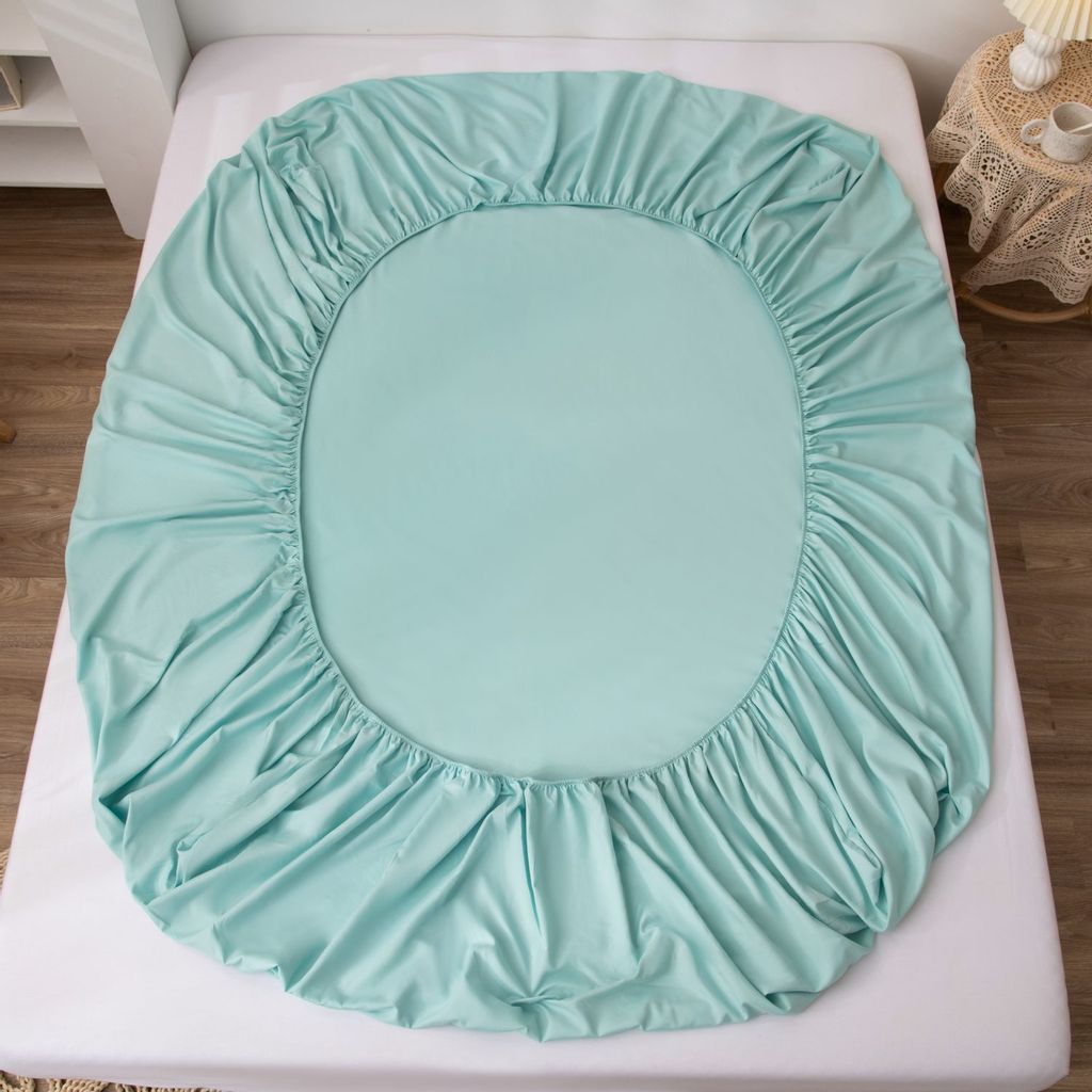 Комплект постельного белья Однотонный Сатин на резинке CSR034 2 спальный