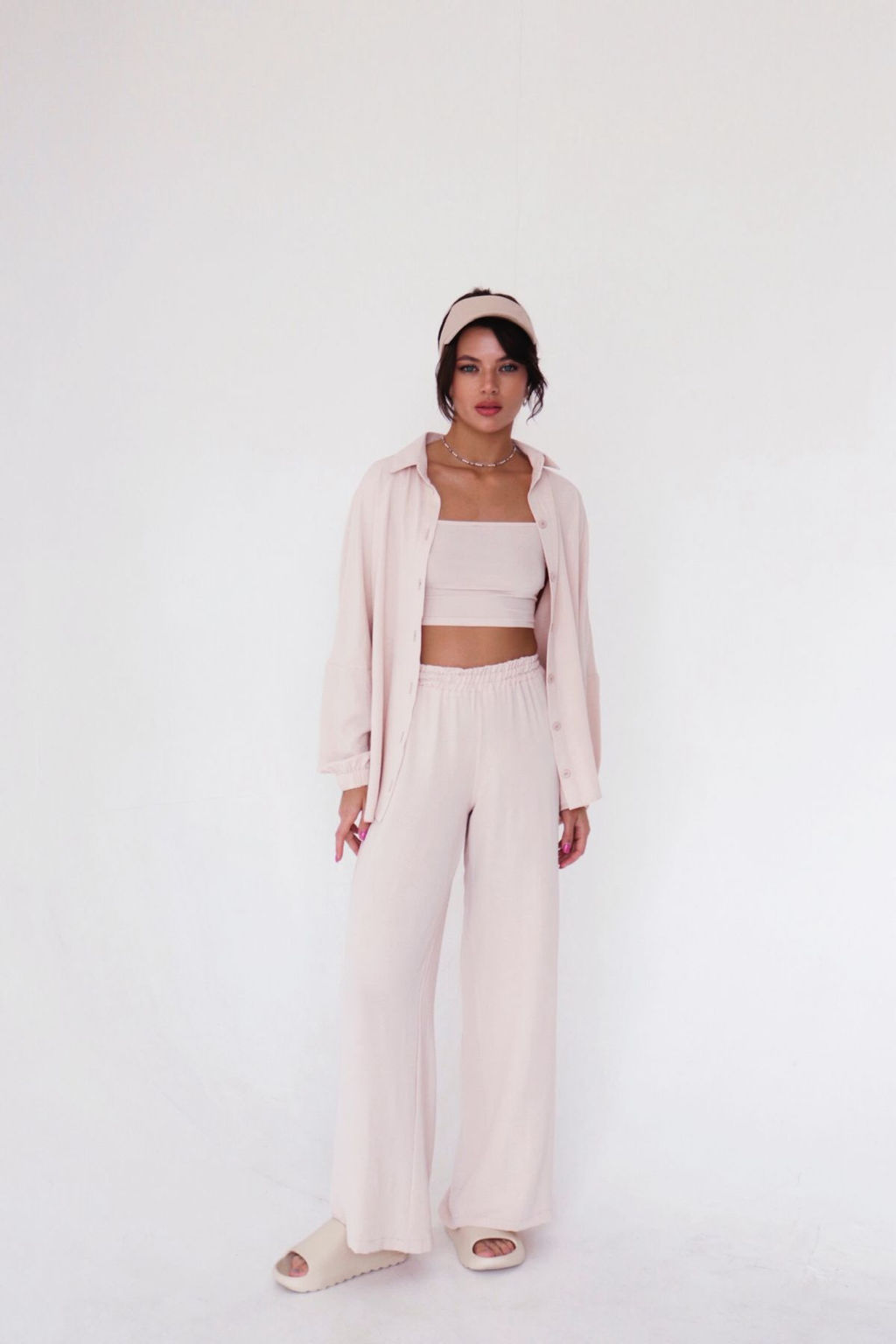 9608 Костюм в пижамном стиле айвори - Martichelli фото 6