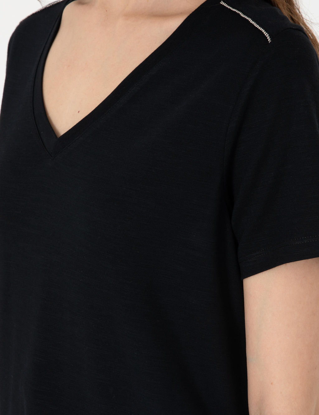 Siyah Regular Fit Ti__rt - Pierre cardin фото 7