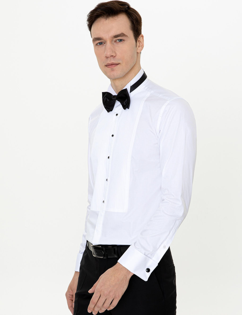 Beyaz Slim Fit Smokin G_mlek