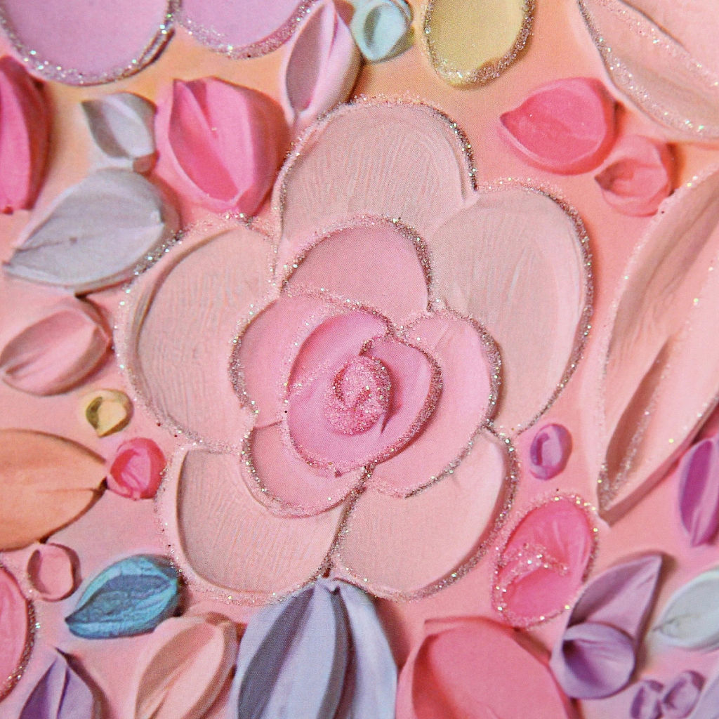 Пакет подарочный "Луговые цветы" 32*26*10 см