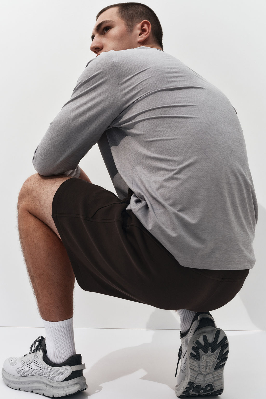 Bermudas de deporte efecto neopreno con DryMove - H&m фото 10