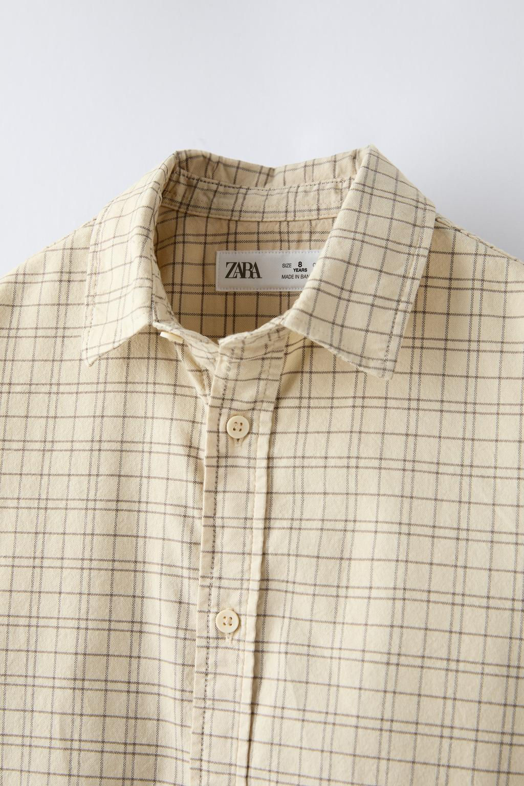 CHECK SHIRT - Zara фото 3