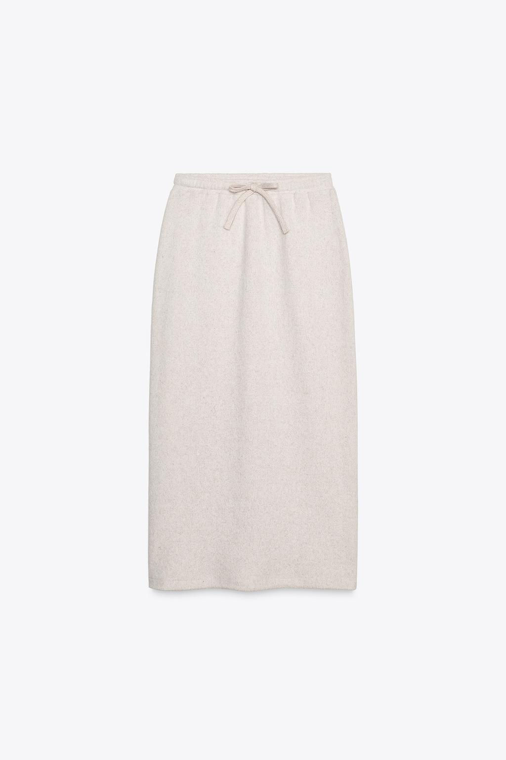 SOFT RUSTIC MIDI SKIRT - Zara фото 4