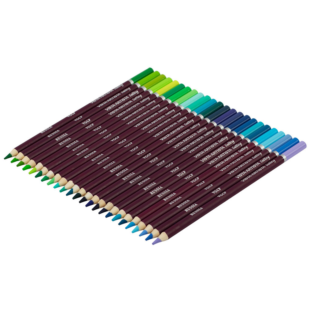 VISTA-ARTISTA Gallery VGCPP-72 Набор цветных карандашей заточенный 72 цв. подарочная упаковка