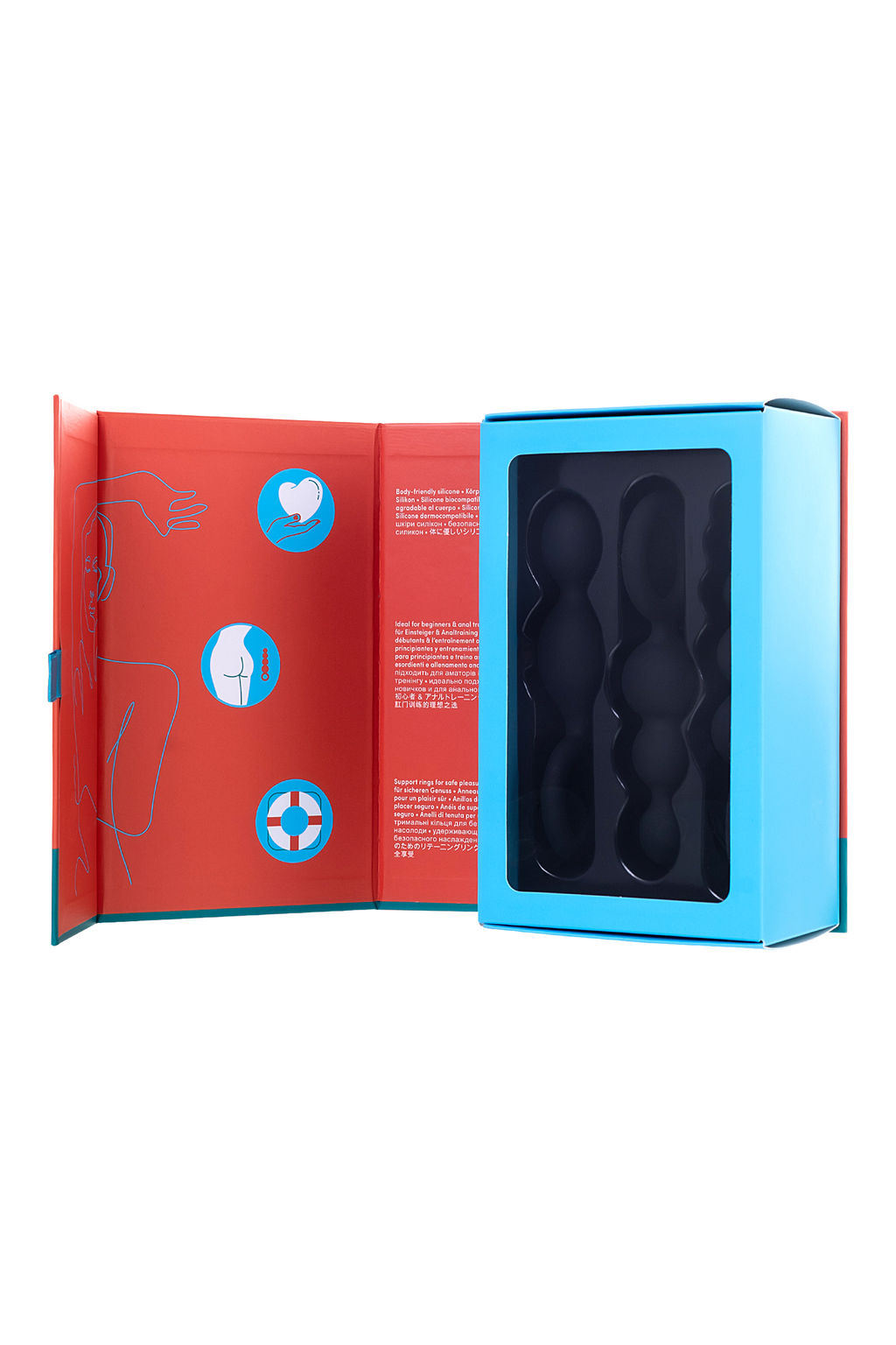 Набор анальных плагов Satisfyer, силикон, чёрный, 13,5 см.  фото 6