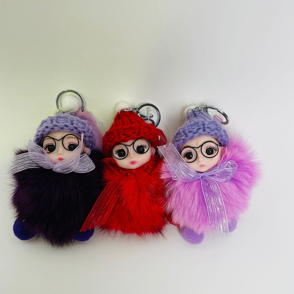 Мягкая игрушка брелок Девочка-Помпон в ассортименте - Storyland фото 6